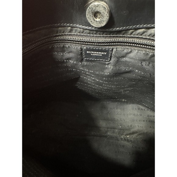 Burberry London Classic Haymarket Check Medium Handbag, Italy T-02-2 - Picture 15 of 16